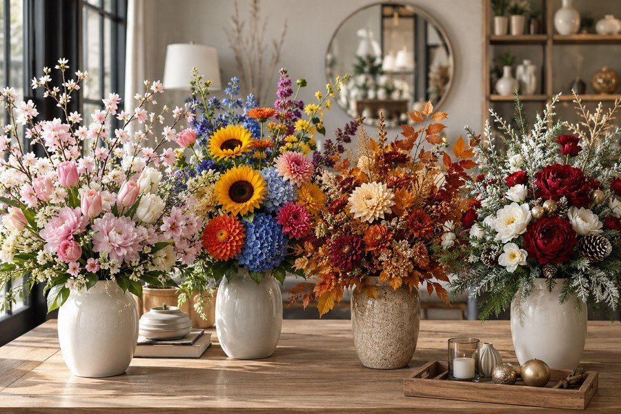 How to Choose Artificial Flowers for Different Seasons?