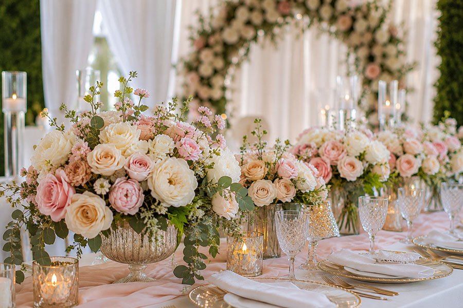 How to Decorate Cheap Silk Flowers for Weddings?