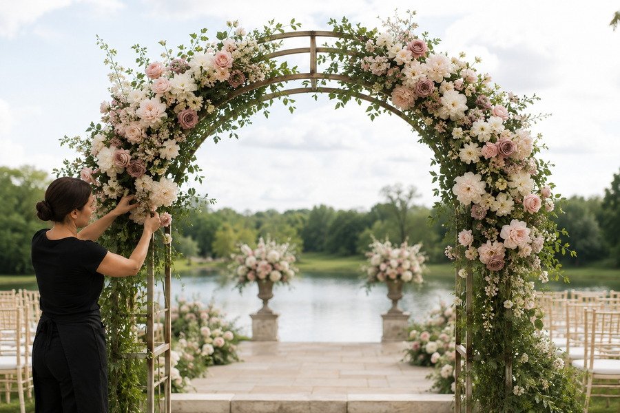 How to Decorate a Wedding Arch with Artificial Flowers – Step-by-Step Guide