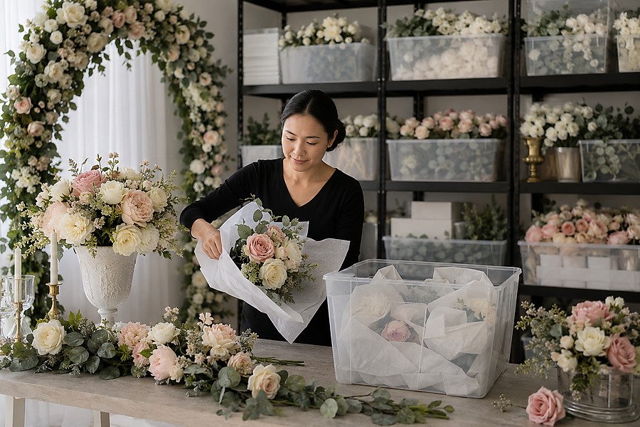 How to Store and Reuse Artificial Wedding Flowers for Future Events?
