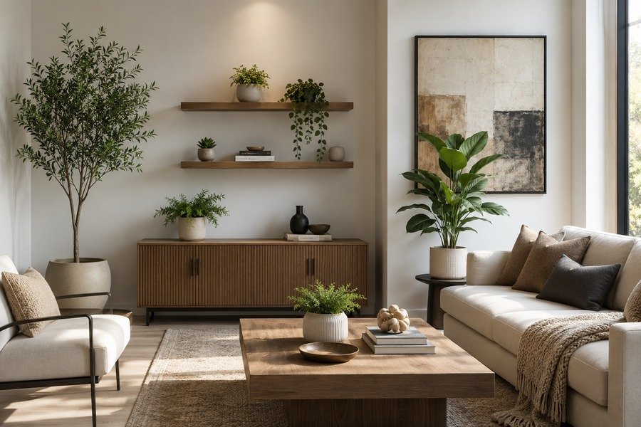 How to Style Faux Potted Plants for Modern Homes?