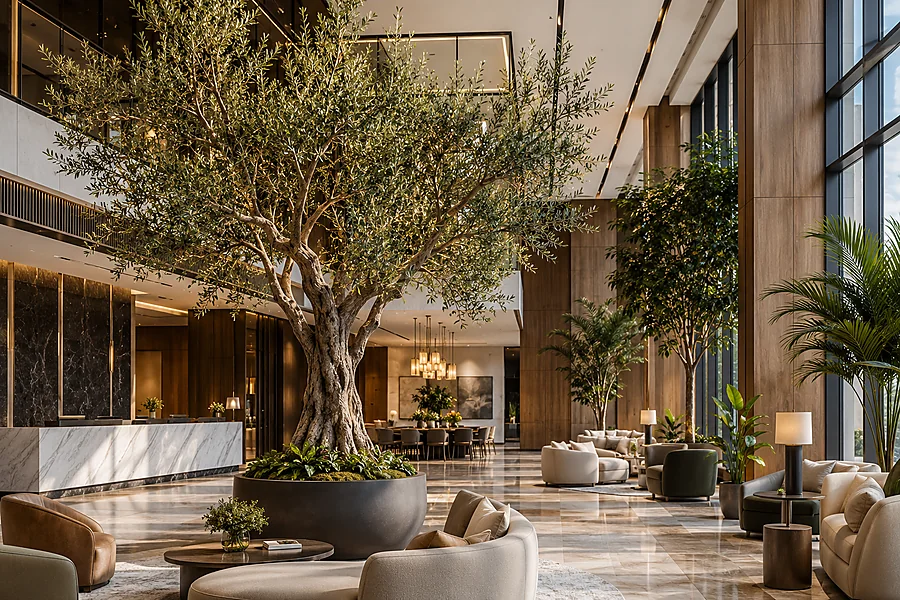 Large Artificial Trees for Commercial Spaces: How to Choose the Right Style