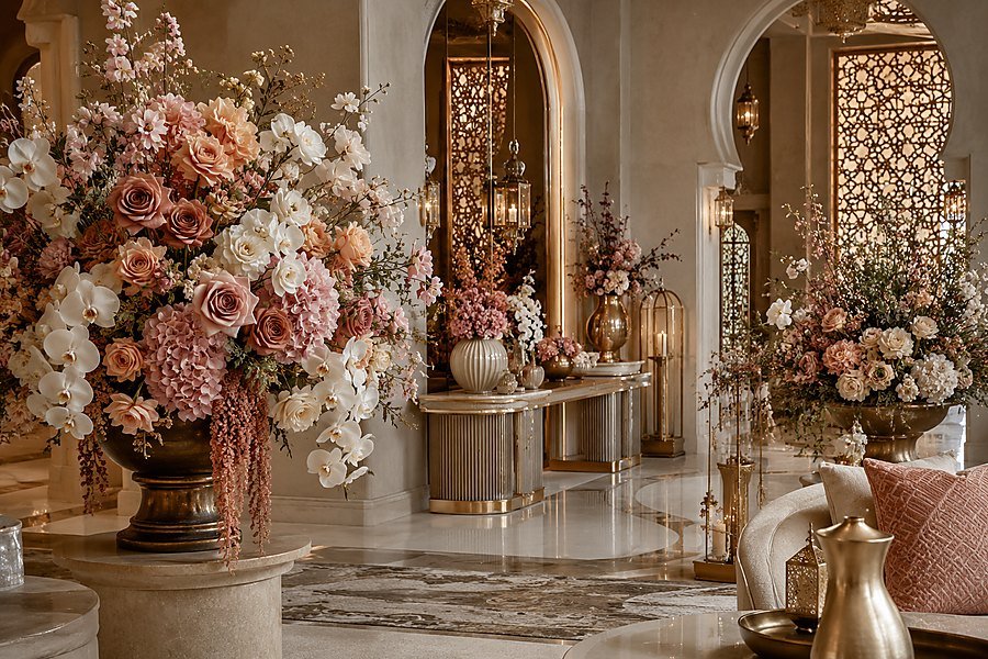 Modern Faux Flower Trends from Middle Eastern Decor Buyers