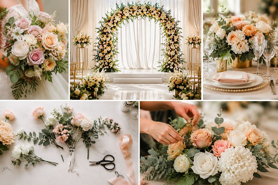 The Ultimate Guide to Artificial Flowers for Weddings- Every Step from Selection to Setup