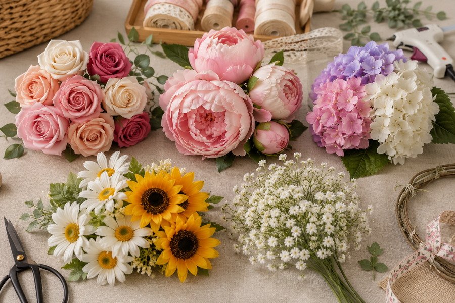 Top 5 Best-Selling Fake Flowers for Crafts That Creators Love in 2025