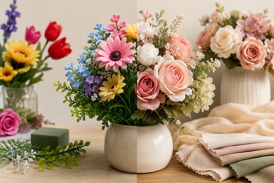 Understanding the Difference Between Artificial Flowers and Silk Flowers