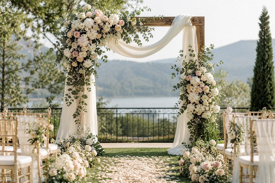 Wedding Arch Flowers: What Are the Best Artificial Flower Designs for Ceremony Arches