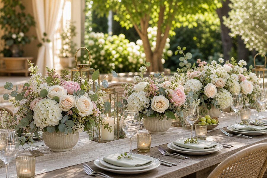 Why Are Faux Flower Centerpieces the Perfect Choice for Outdoor Garden Parties?