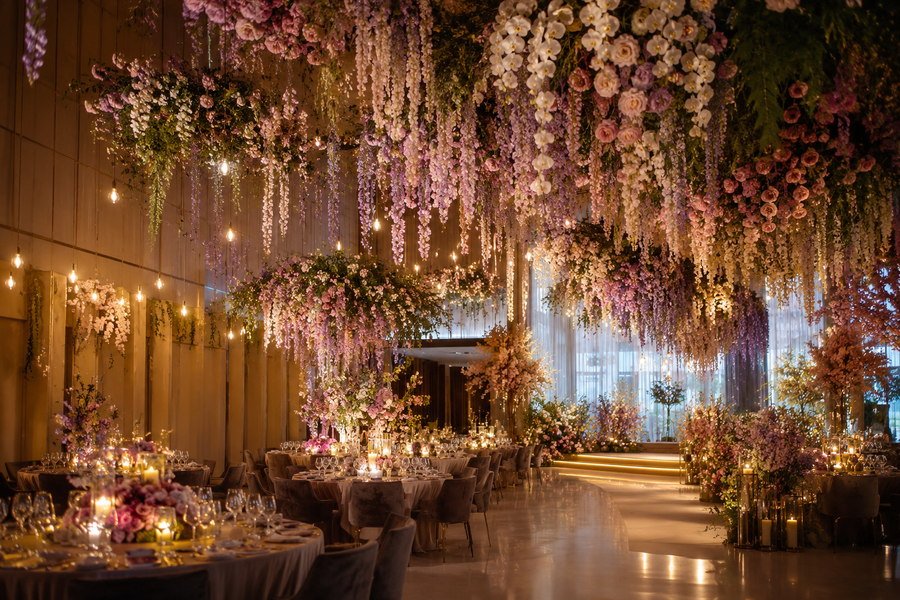 Why Faux Hanging Flowers Are Dominating 2025 Event Decor?