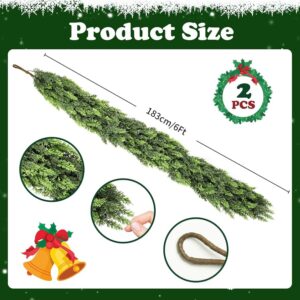 artificial garland wholesale fullness length construction quality checks