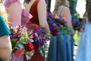 bulk production system for silk flower wedding bouquets
