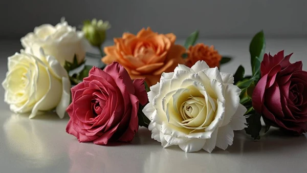 identifying flower materials before cleaning artificial flowers