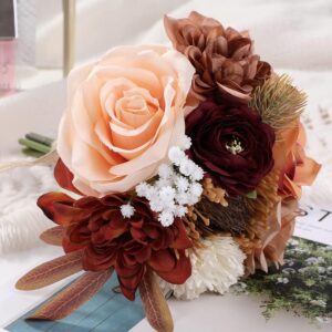 materials for making artificial wedding bouquets with silk flowers