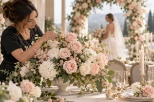 ![Fake flowers used for elegant wedding bouquets and ceremony decorations](https://botanicblossoms.com/wp-content/uploads/2026/09/Are-Fake-Flowers-OK-for-a-Wedding.webp "Fake Wedding Flowers")