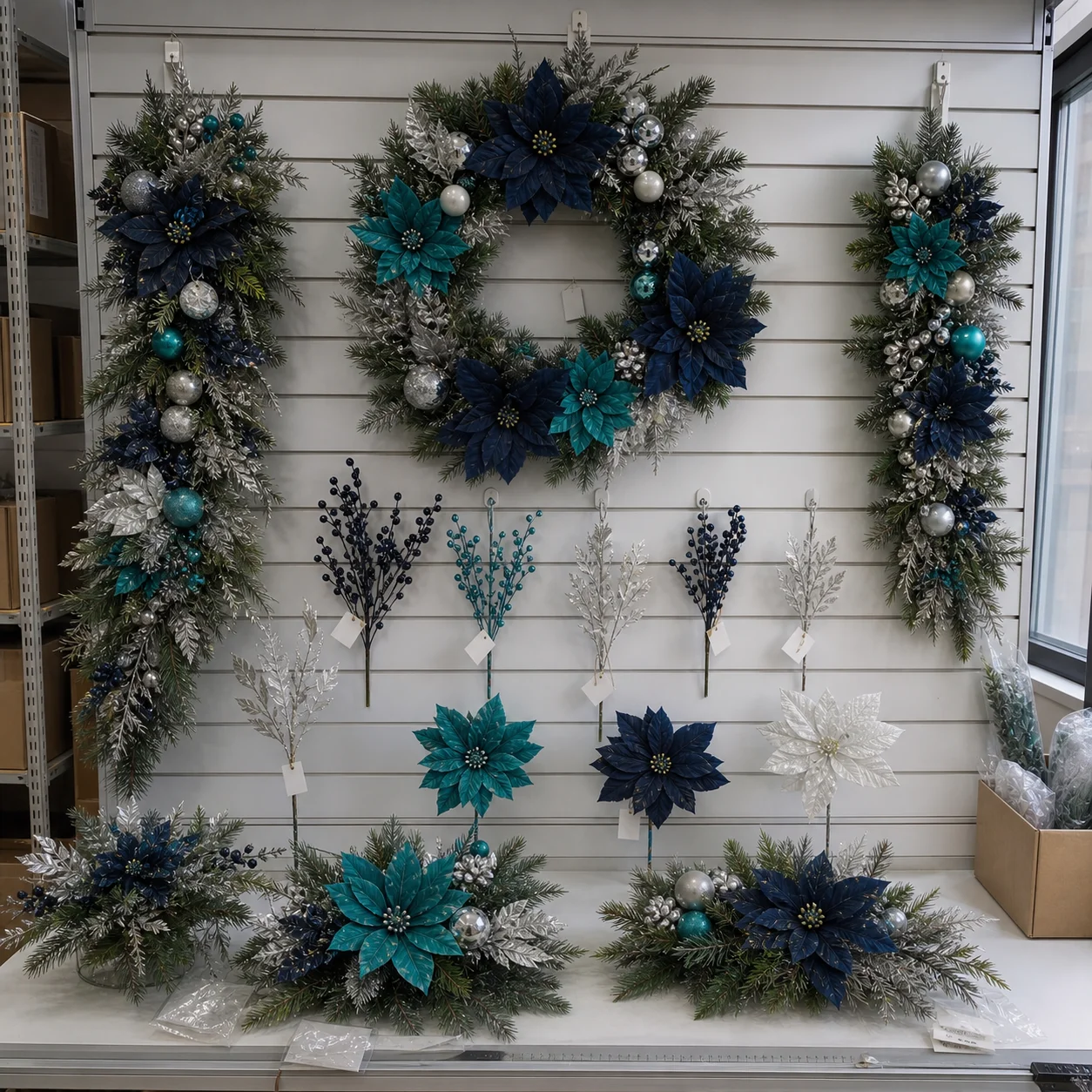 Hotel Christmas Floral Décor