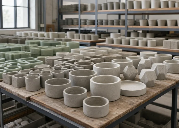 Bulk production of wholesale concrete ornaments