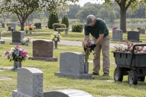 ![Fake cemetery flowers used for respectful grave and memorial decoration](https://botanicblossoms.com/wp-content/uploads/2026/09/Do-Cemeteries-Throw-Away-Fake-Flowers.webp "Cemetery Fake Flowers")