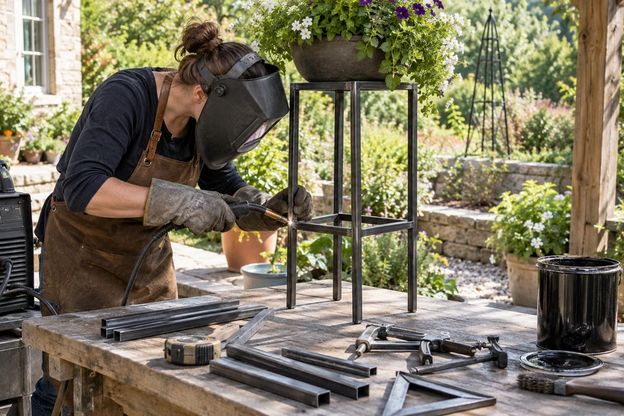 How to Make Outdoor Wrought Iron Decor?