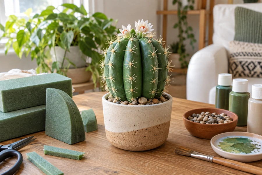 How to Make a Fake Cactus?