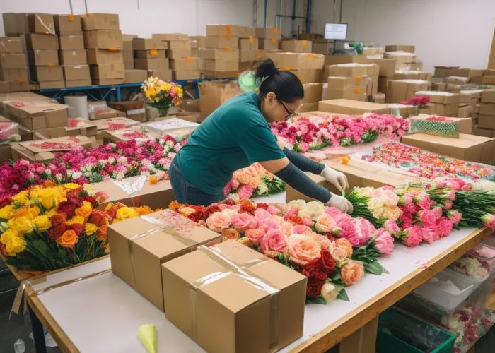 Quality inspection for real touch artificial flowers