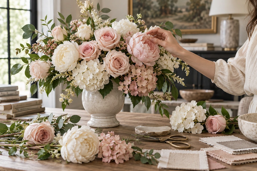 What Are the Material Differences in Real Touch Artificial Flowers?