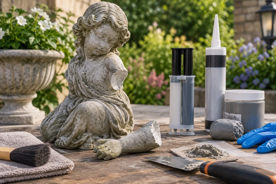 What Is the Best Adhesive for Concrete Statues?