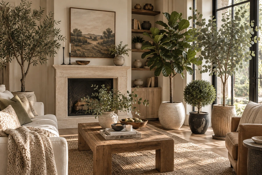 What Kind of Faux Trees Look Great in Homes?
