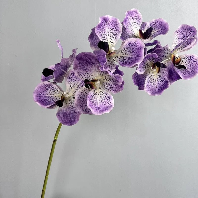 Purple real touch vanda orchid spray