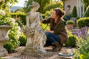 ![Garden statues protected from weather damage and harsh outdoor elements](https://botanicblossoms.com/wp-content/uploads/2026/10/Dont-Let-the-Elements-Destroy-Your-Garden-Statues-How-to-Protect-Them.webp "Protect Garden Statues")