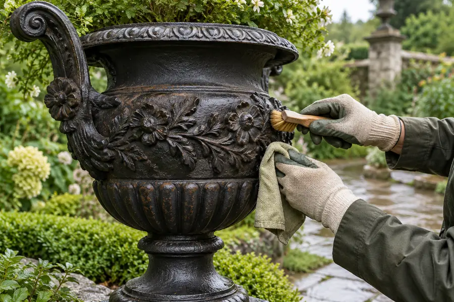 How to Take Care of Cast Iron Decorations in the Garden?
