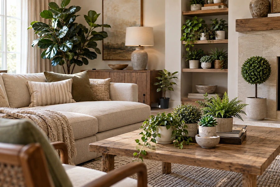 The Top 8 Mistakes People Make When Decorating With Faux Plants